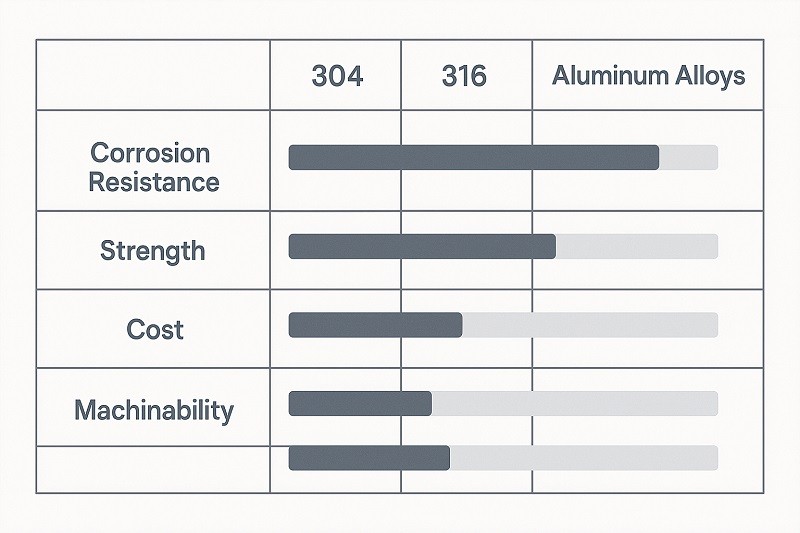 Welding of stainless steel parts