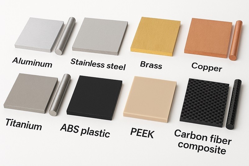CNC machining a composite material part