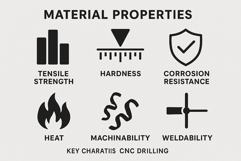 Common plastics used for CNC drilling parts