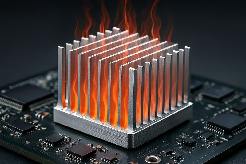 A collection of consumer electronics like smartphones, laptops, and tablets with sleek aluminum bodies.