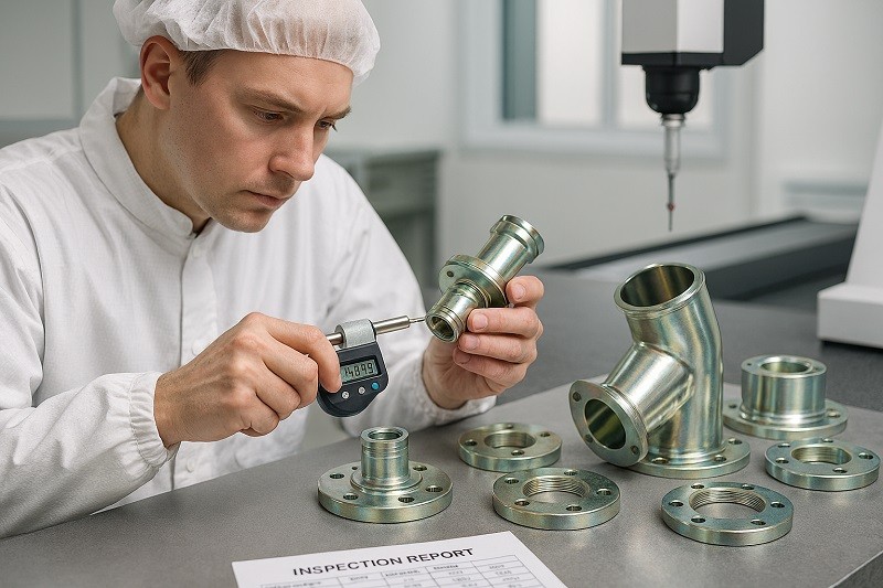 Image of zinc-plated automotive brake components and aerospace-grade fasteners, highlighting their clean and durable finish.