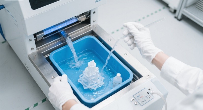 SLA 3D print post-processing steps