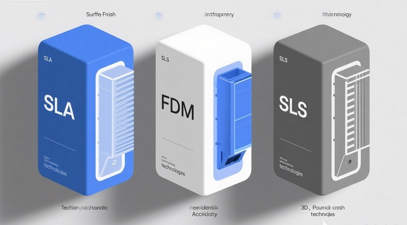 A modern workshop with a fleet of SLA 3D printers running, illustrating scalable in-house production.