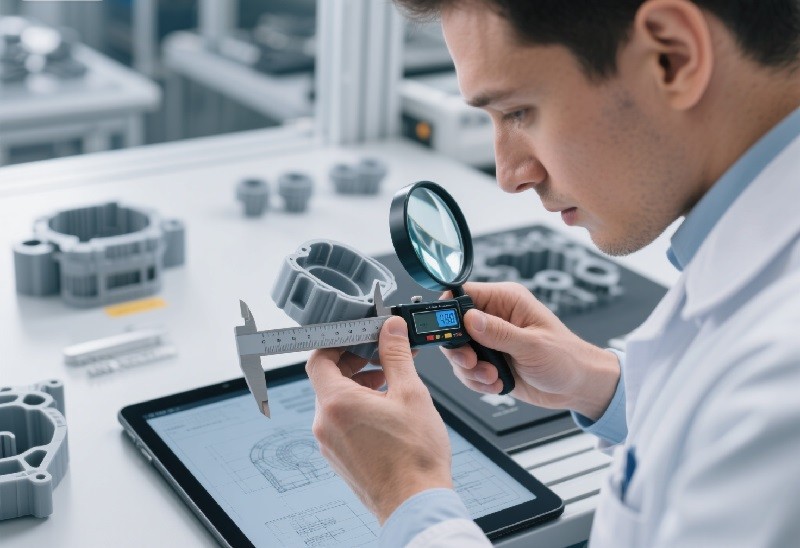 A lightweight, complex metal part 3D printed for an aerospace application