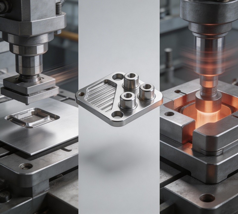 A close-up of a curved aluminum aircraft fuselage panel showing its smooth, riveted surface