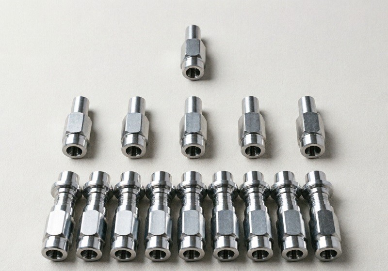 A graph showing a steep decline in unit cost as production volume increases, illustrating economies of scale in CNC machining.
