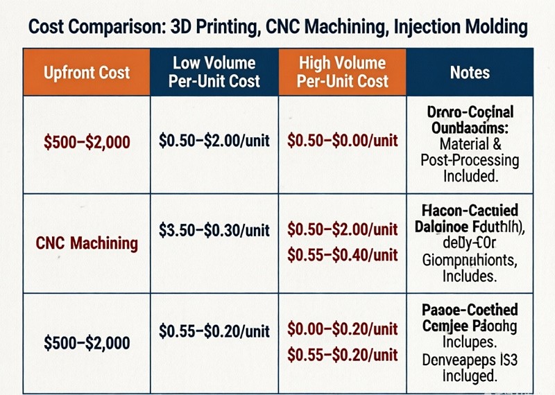 Wholesale Custom Plastic Injection Molding Parts: 3D Printing, Injection Molding, and CNC Machining Explained