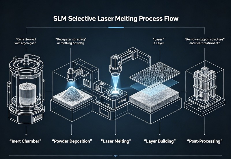 A collection of custom 3D printed aerospace components