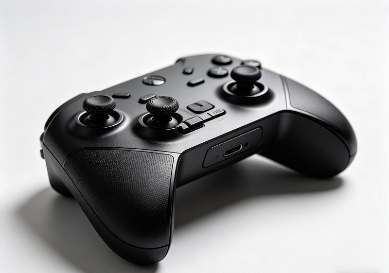 A collection of colorful custom controller shells and buttons ready for assembly