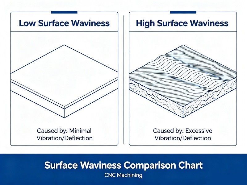 A display of parts with various surface treatments including anodizing, powder coating, and polishing