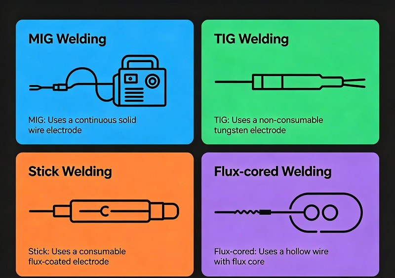 A portable oxy-acetylene welding kit with cylinders, regulators, and torch.