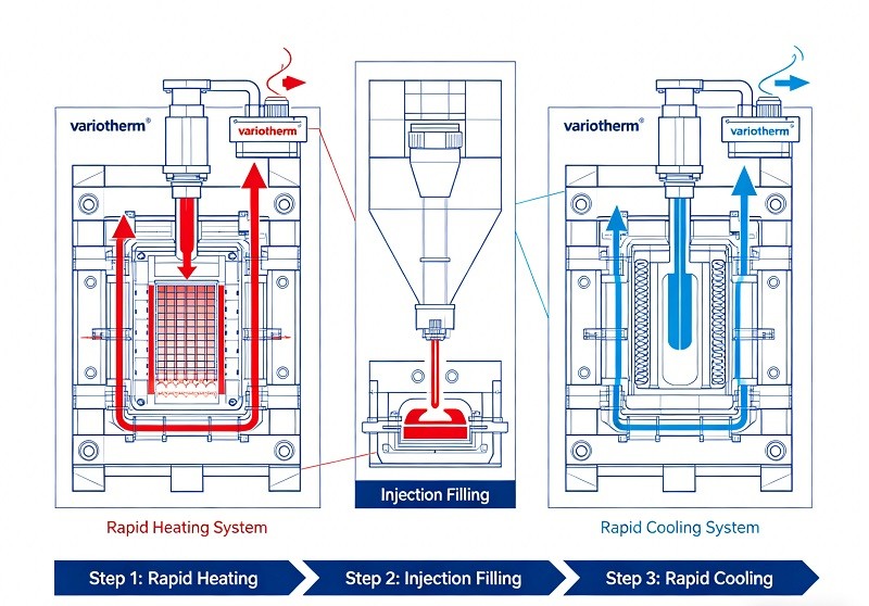A detailed close-up of a textured grip on a black gaming controller