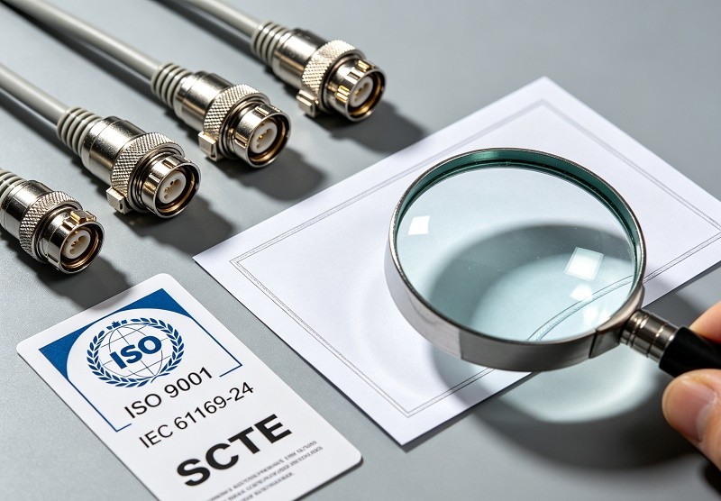 A collage of international certification logos like ISO and IEC.