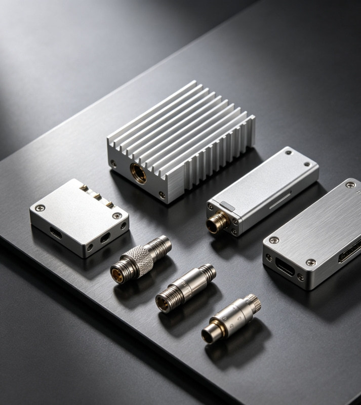 Electronics CNC machined parts by SOMI precision custom manufacturing