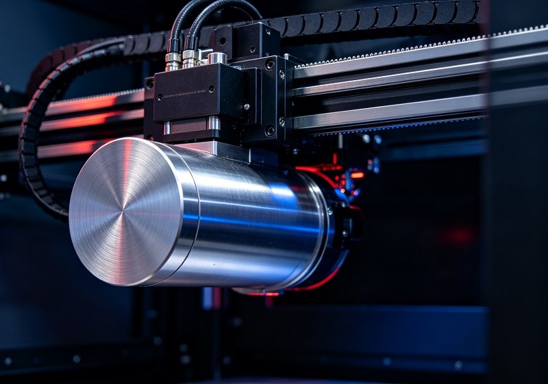 Metal hybrid manufacturing combining 3D printing and CNC machining for precision parts