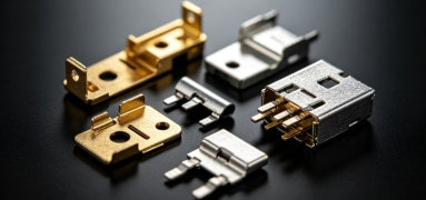 Custom stamped metal electronics enclosures and shielding components