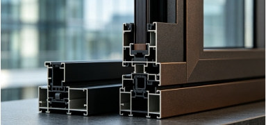 Custom architectural aluminum extrusion profiles