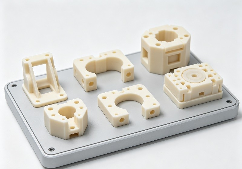PEEK plastic CNC machined medical and aerospace high performance components