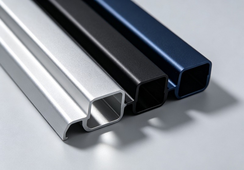 Anodized aluminum CNC machined parts with various colors and finishes