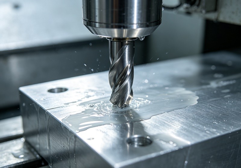 CNC precision machining with tight tolerance ±0.005mm metal parts on advanced equipment