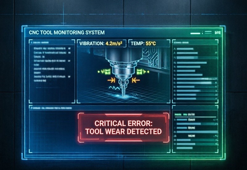 Sensor fusion pipeline from IoT signals to operator alert for CNC tool monitoring