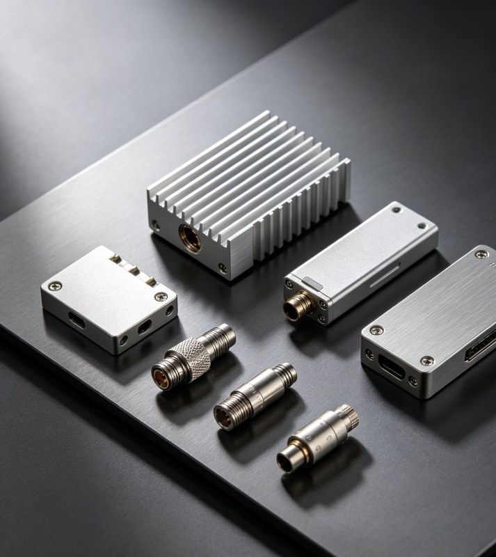 CNC turning of titanium alloy custom parts by SOMI Custom Parts