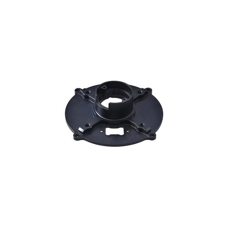 CNC machined steel parts with black electrophoresis finishing for OEM wholesale projects