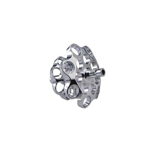 Alloy steel CNC machined parts with fine surface finish for industrial food and beverage processing machinery