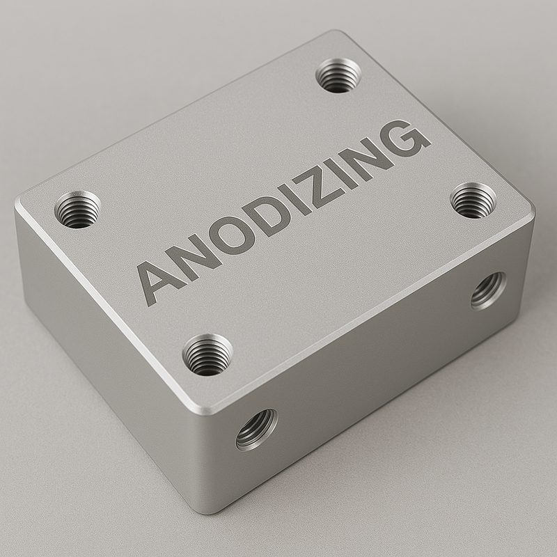 anodizing surface finishing process for CNC machined optical and photonics components