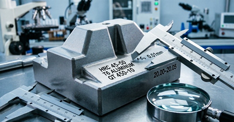 Machined metal components prepared for heat treatment at SOMI workshop