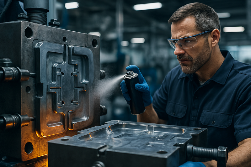 Lubricating a Die Casting Mold Mold Preparation and Lubrication