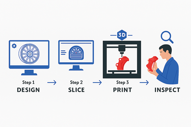 A custom lightweight 3D printed brake caliper