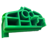 Green Silicone Rubber Window Regulator Slider | Automotive Window Lift Guide Block OEM Manufacturer