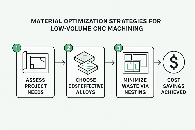 CNC machine operating with a single setup on a metal block