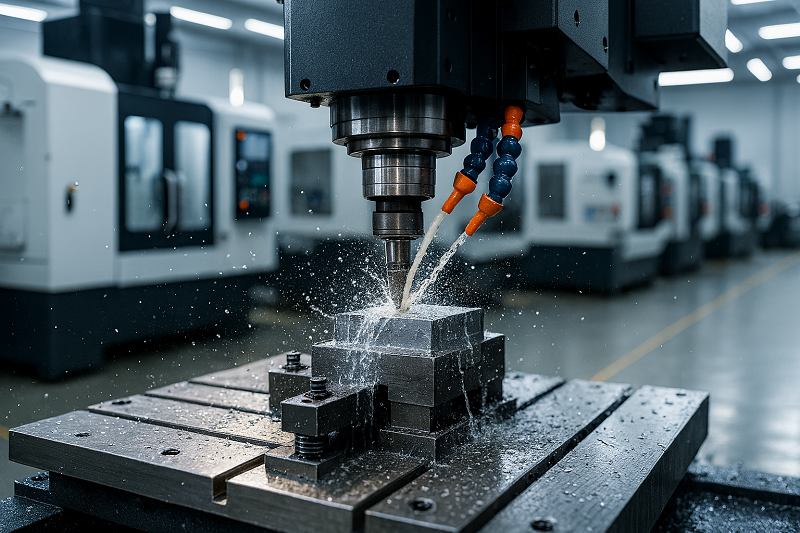 An array of precision-machined metal parts showcasing the capabilities of low-volume CNC production