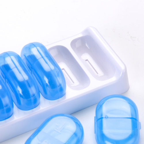 Weekly Pill Organizer 7 Day 2 Times a Day, Pill Box & 7 Daily AM PM Pill Cases with Easy Retrieving and Refilling Design, Increased Capacity for Pills/Vitamin/Fish Oil/Supplements, Support OEM,ODM