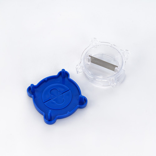 Magnifying Pill Cutter, Blue, Support OEM, ODM