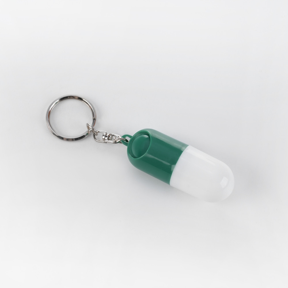 keychain pill holder plastic