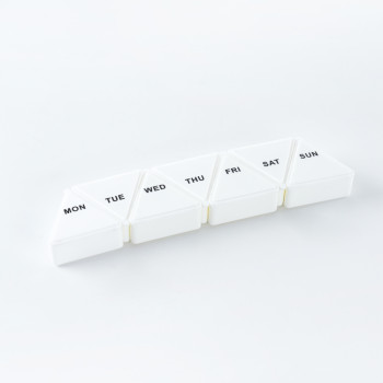 Pill Boxes 7 Day 1 Times a Day with 7 Compartments, Weekly Pill Organizer, Detachable and Combined Daily Pill Box, Wholesale Small Daily Pill Box Organizer 7 Day, Support OEM,ODM