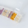 Pill Organizer, Weekly Pill Organizer, Travel Pill Box Medicine Pill Organizer, 7 Day Pill Case for Big Vitamin Supplements Fish Oil, Support OEM, ODM