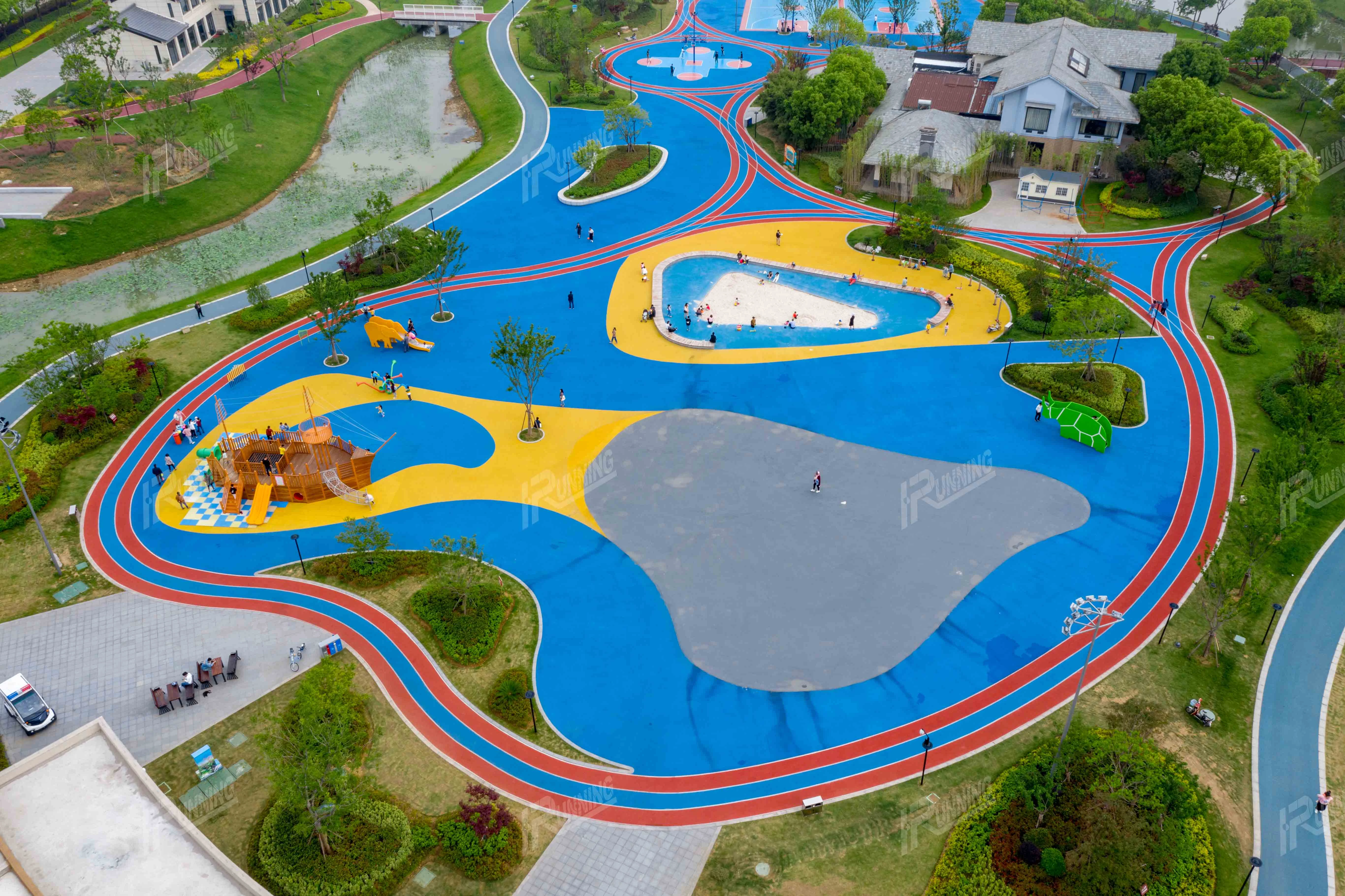 Покрытие из резиновых гранул EPDM
