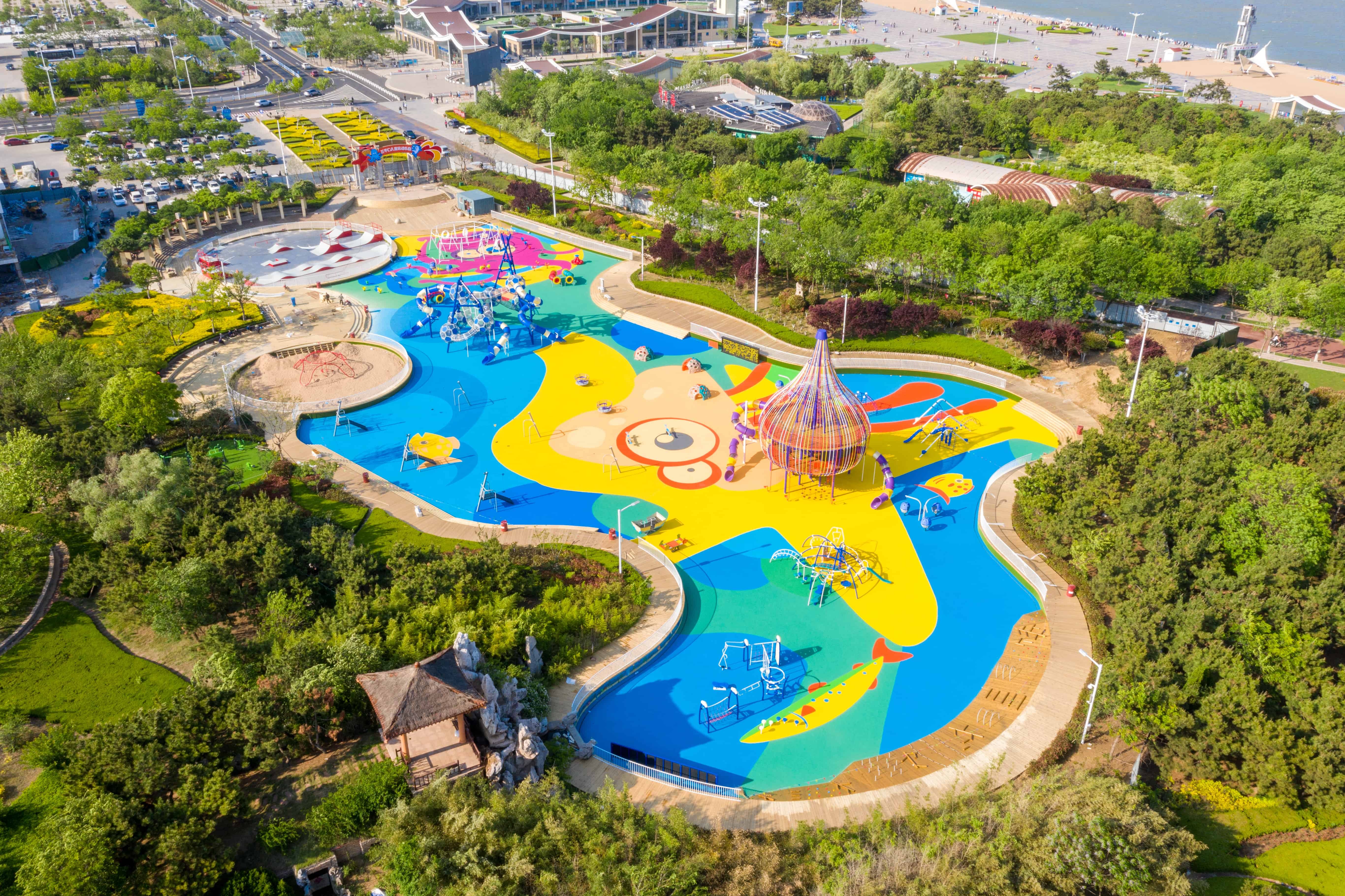 outdoor rubber flooring playground