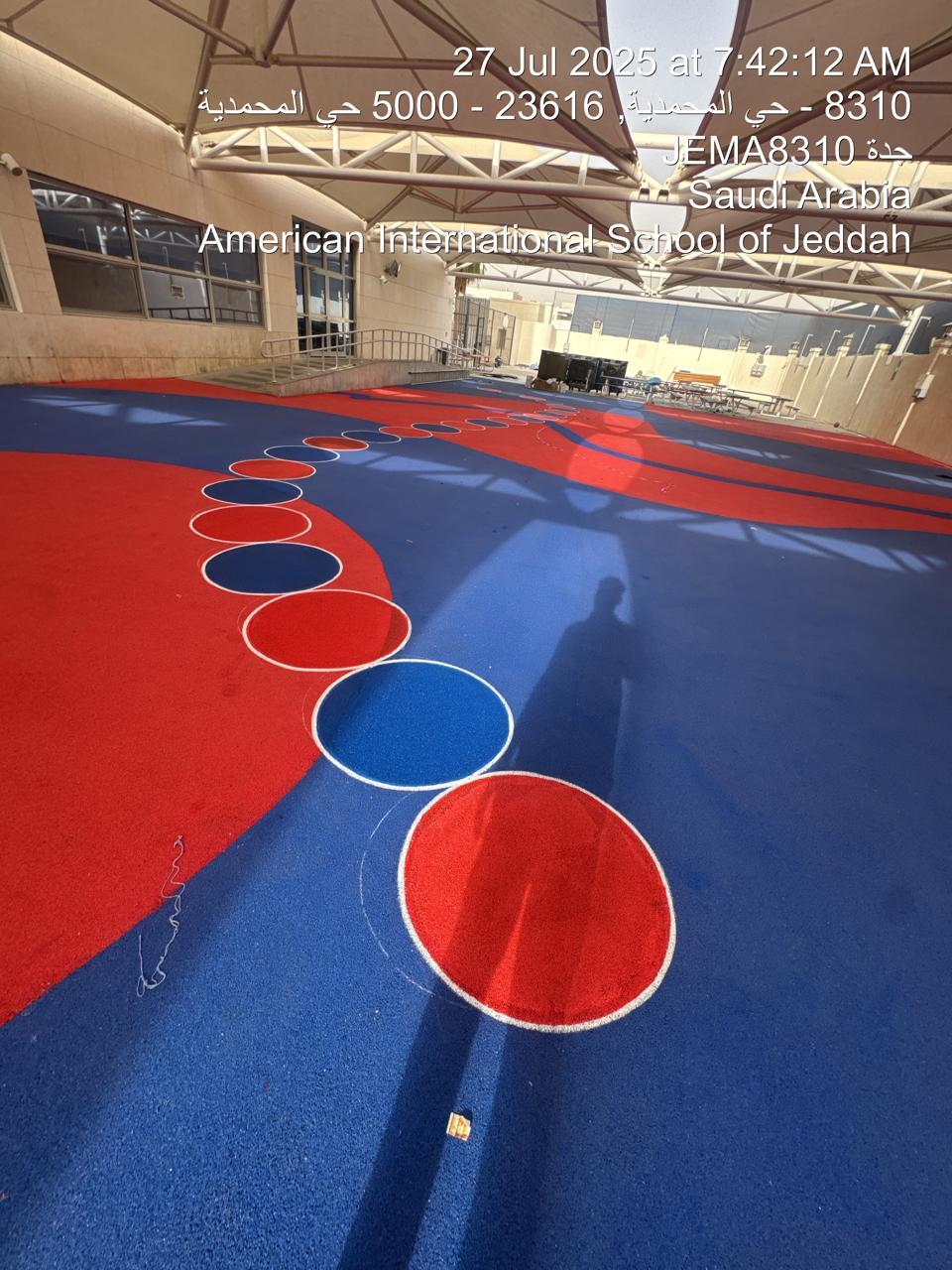 epdm granules school project saudi