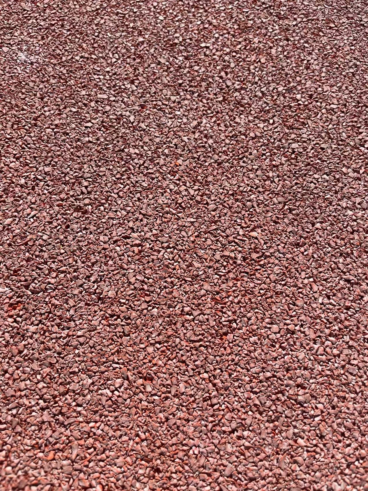 epdm surface with white efflorescence stains