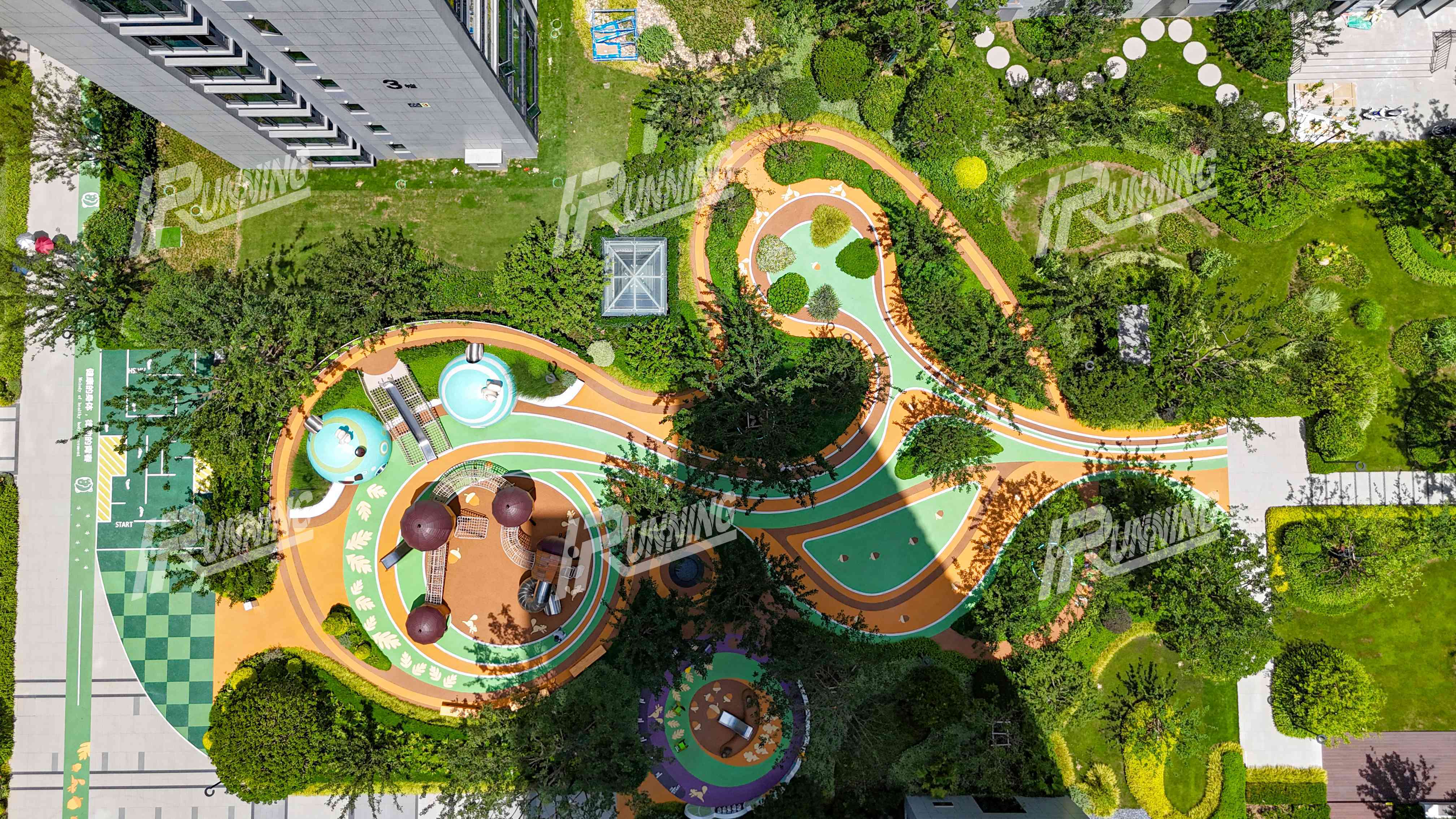 EPDM granule playground