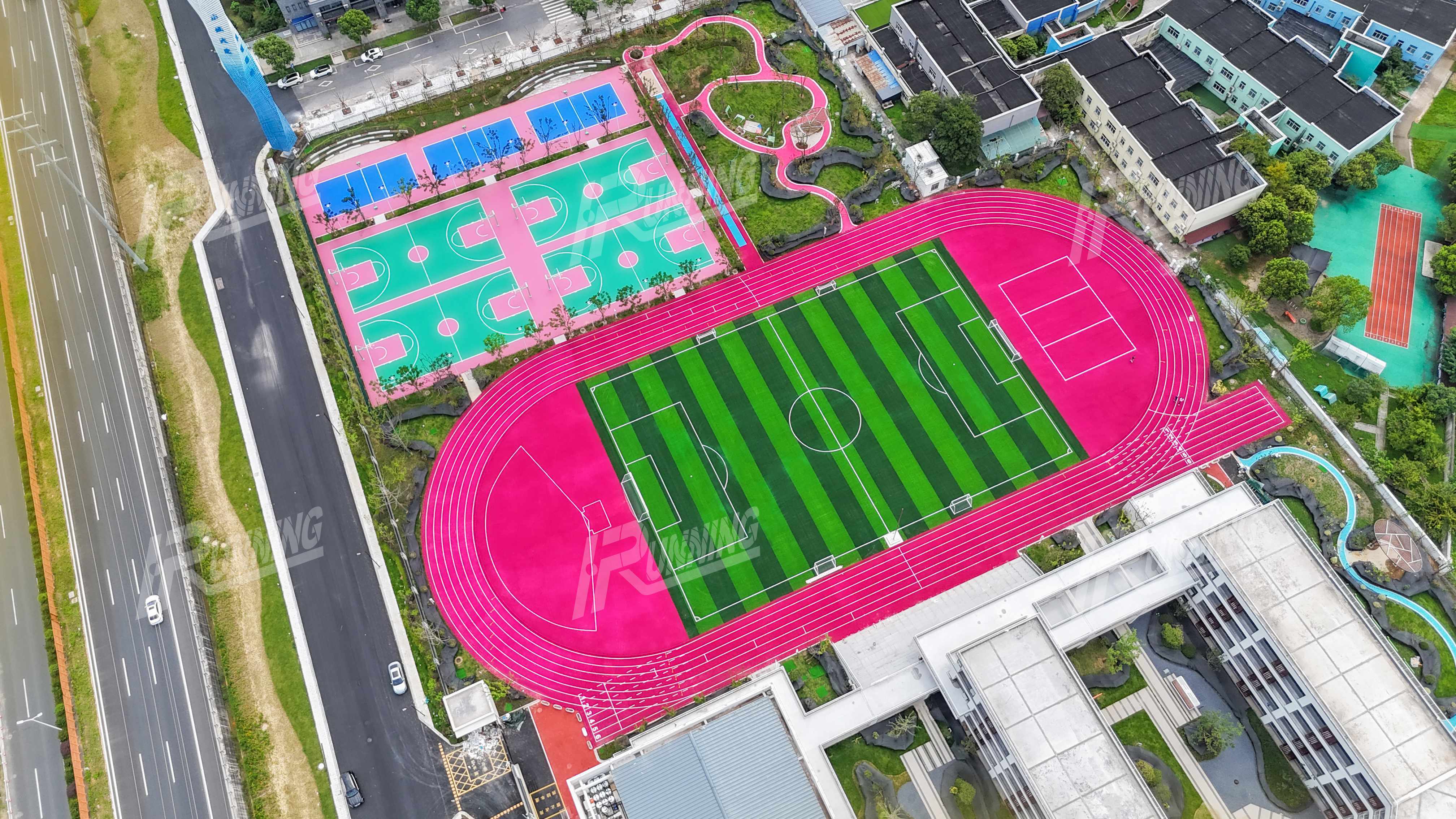 EPDM granule playground