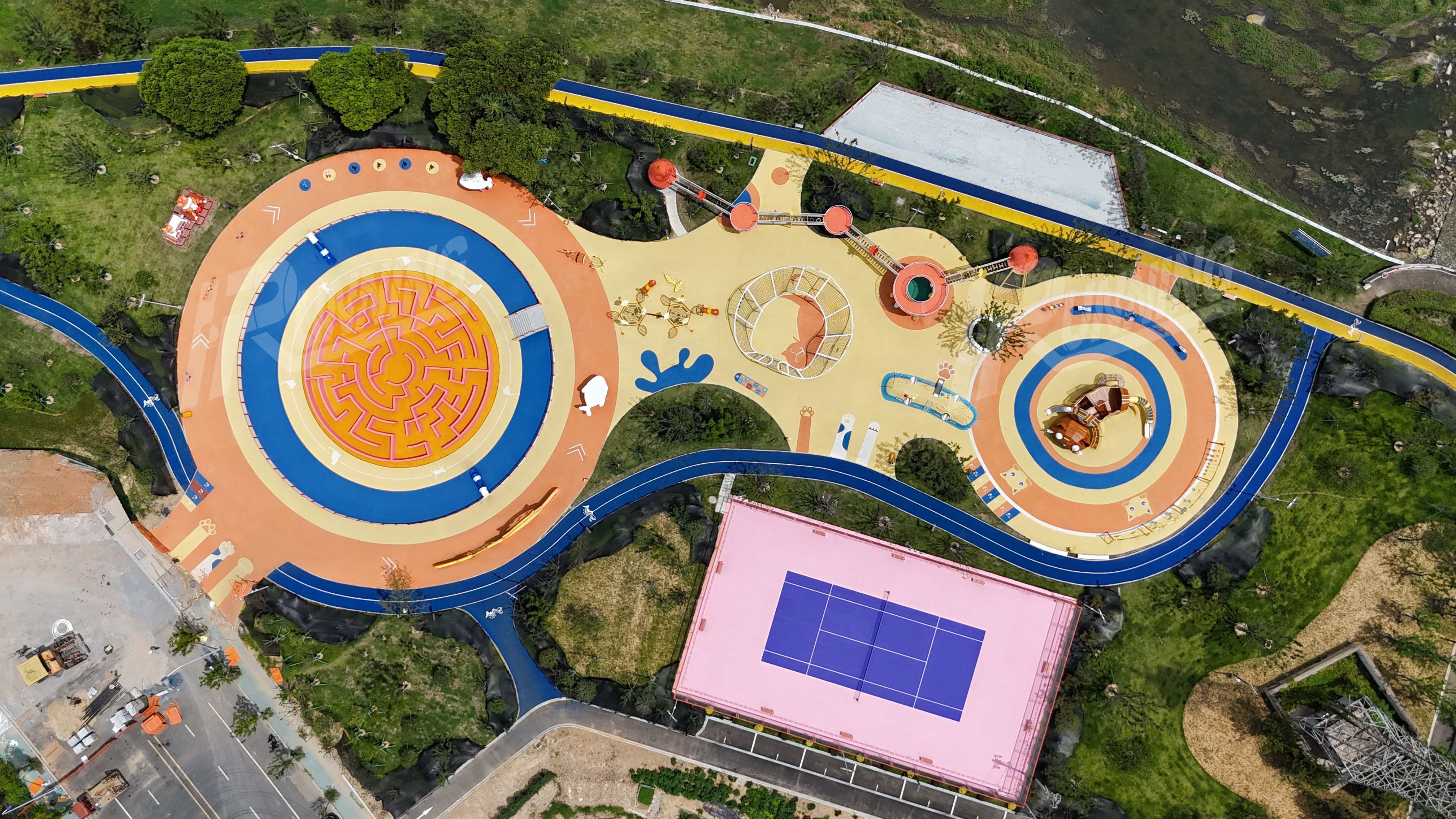 EPDM granule playground