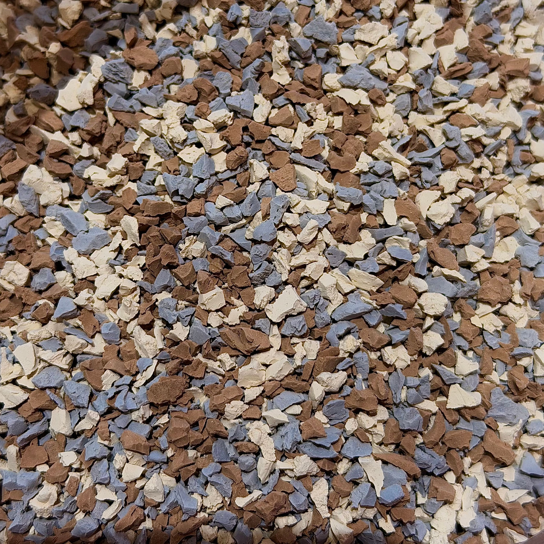 Actual physical sample of manufactured epdm granules