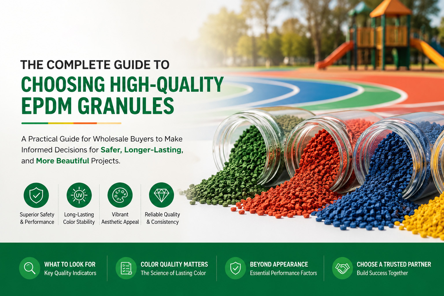 What Defines EPDM Rubber Granules Product Quality? A Granules Selection Guide for Wholesale