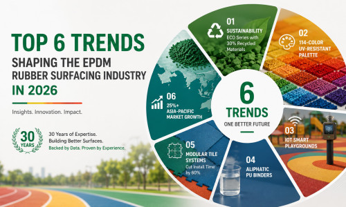EPDM Rubber Surfacing in 2026: Key Trends Reshaping the Sports Flooring Industry